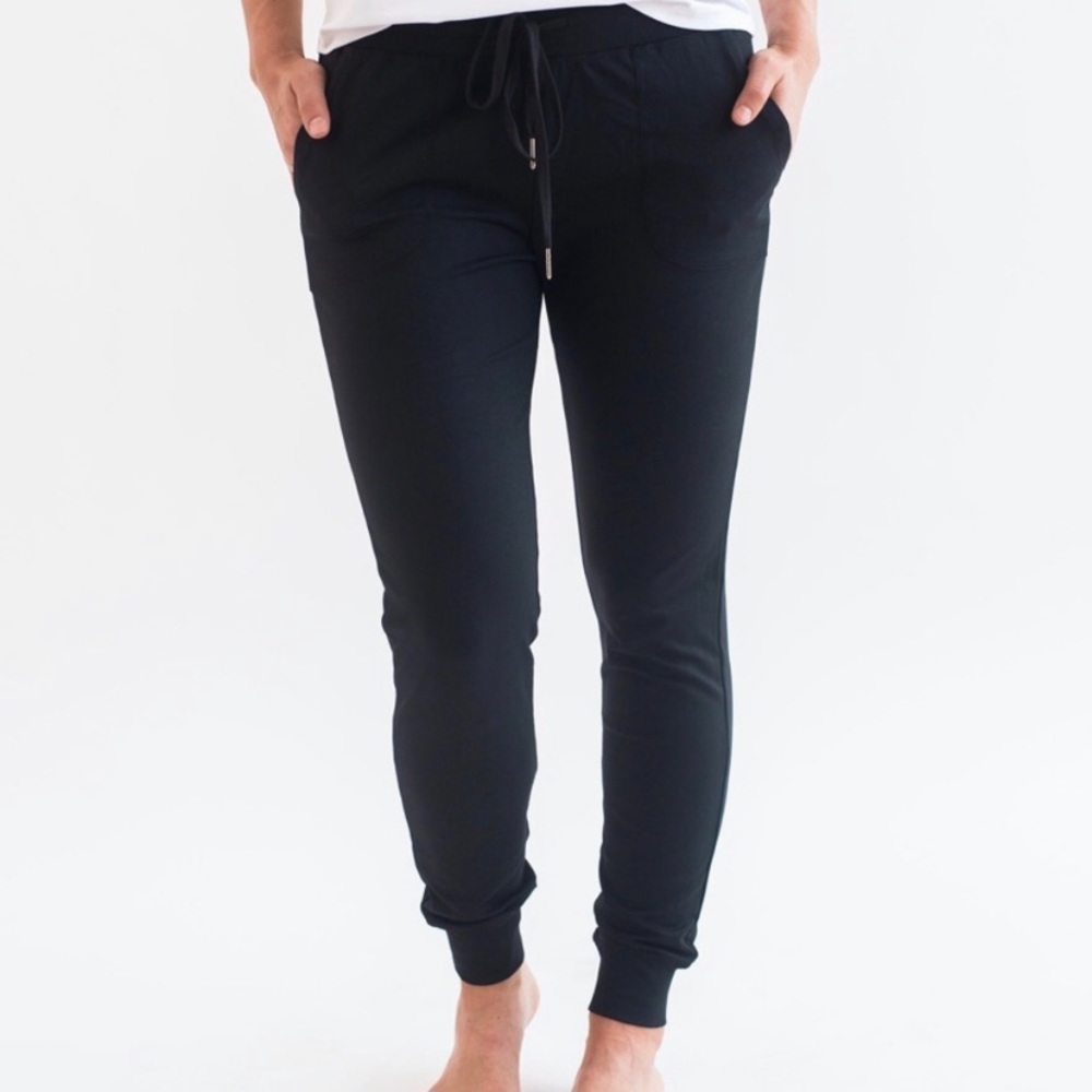 ZYIA Active Unwind Jogger Pants Sweatpants Stretch Lounge Black XXL